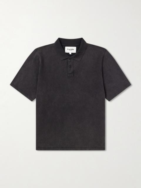Corridor Garment-Dyed Cotton-Piqué Polo Shirt