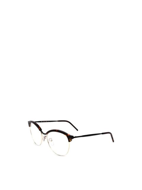 Marni tortoiseshell-effect cat-eye glasses