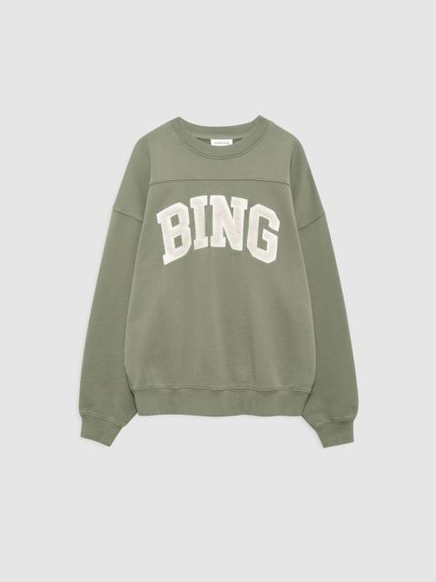 ANINE BING Trenton Sweatshirt Bing - Washed Olive
