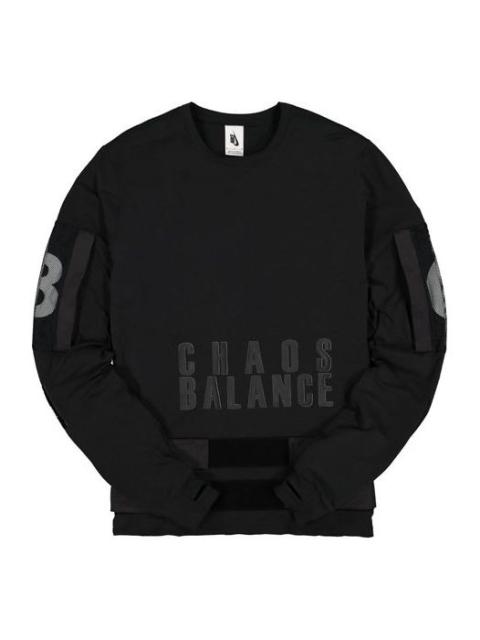 Nike Nike Printing Splicing Sports Round Neck Pullover Black BV6476-010