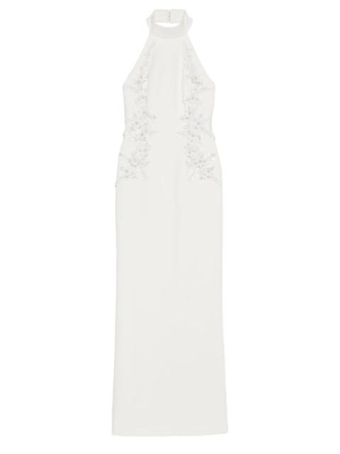 REBECCA VALLANCE flower-embellished maxi dress