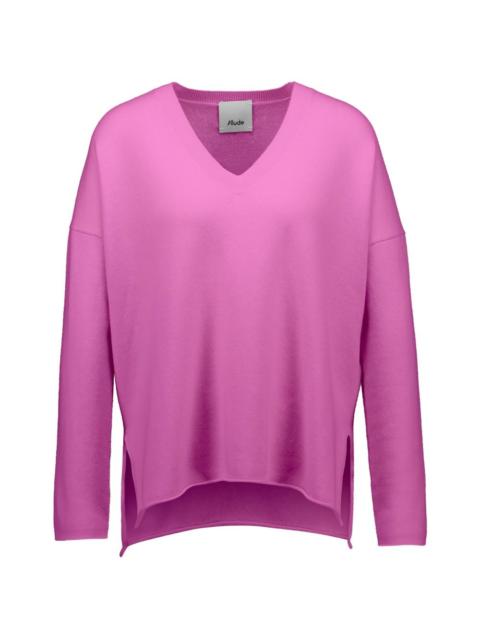 Allude V-neck sweater