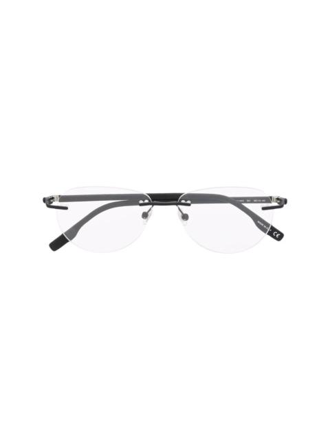 Montblanc matte-effect frameless glasses