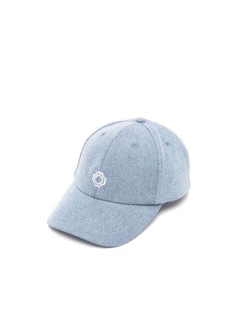 maje clover-logo denim cap