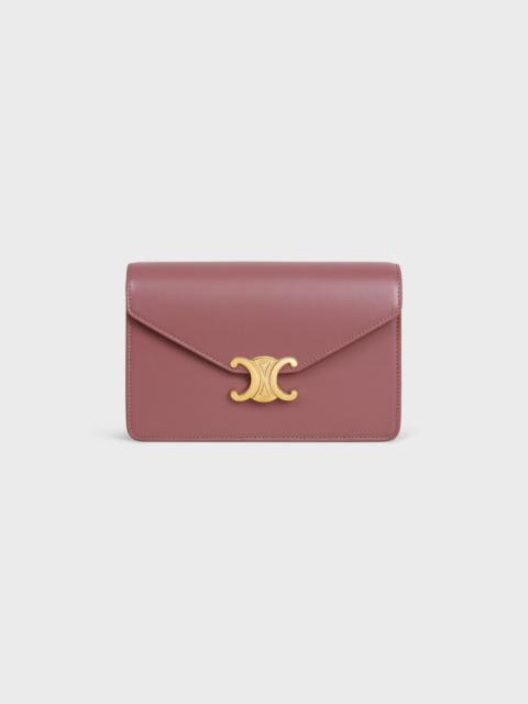 CELINE WALLET ON CHAIN MARGO in Shiny calfskin