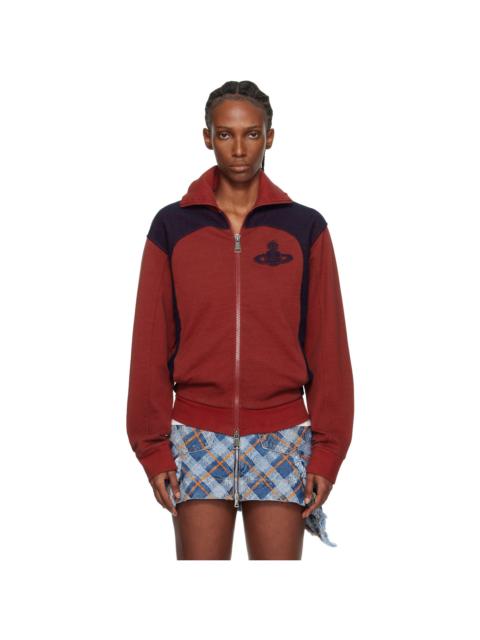 Vivienne Westwood Red & Navy Alien Track Jacket
