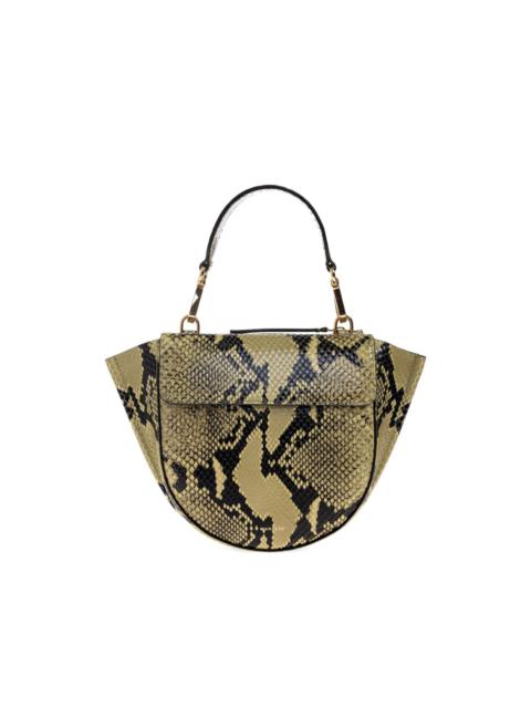 WANDLER Mia snakeskin tote bag