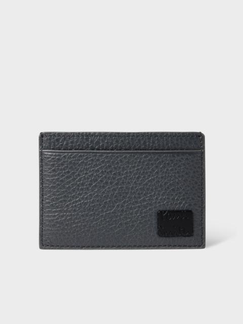 Paul Smith Grey Grained Leather Card Holder