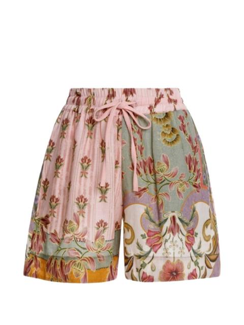 Agua by Agua Bendita Renata floral-pattern shorts
