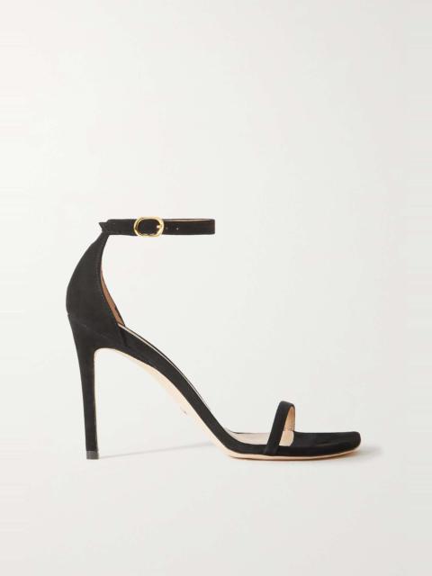 Stuart Weitzman Nudistcurve suede sandals