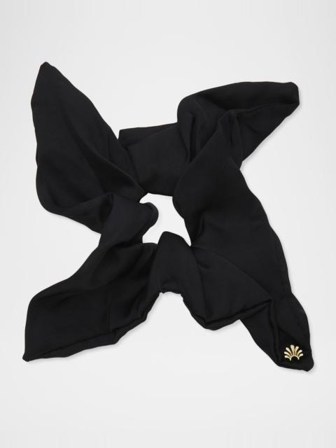 LELE SADOUGHI Square Silk Scrunchie