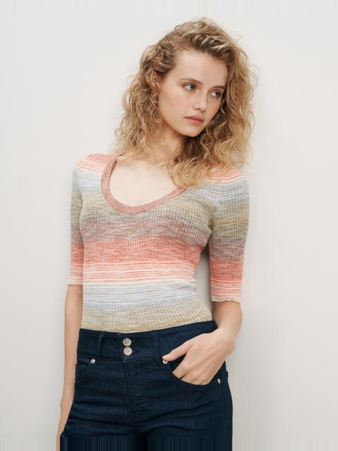 VERONICA BEARD ARCHIBALD KNIT PULLOVER