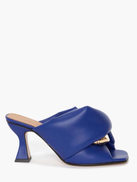 JW Anderson LEATHER CHAIN TWIST HEELS