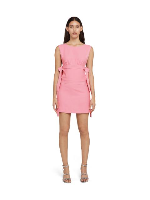 MSGM Viscose mini dress with bows