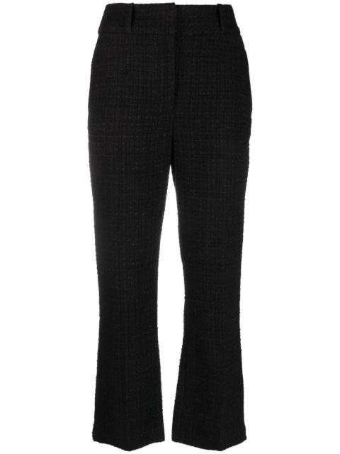 IRO bouclÃ© straight-leg cropped trousers