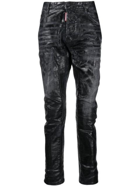 DSQUARED2 logo-patch slim-fit jeans