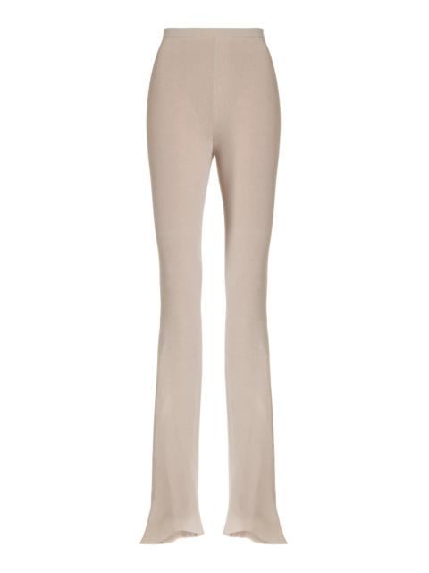 Nensi Dojaka for Calvin Klein Sheer-Knit Pants grey