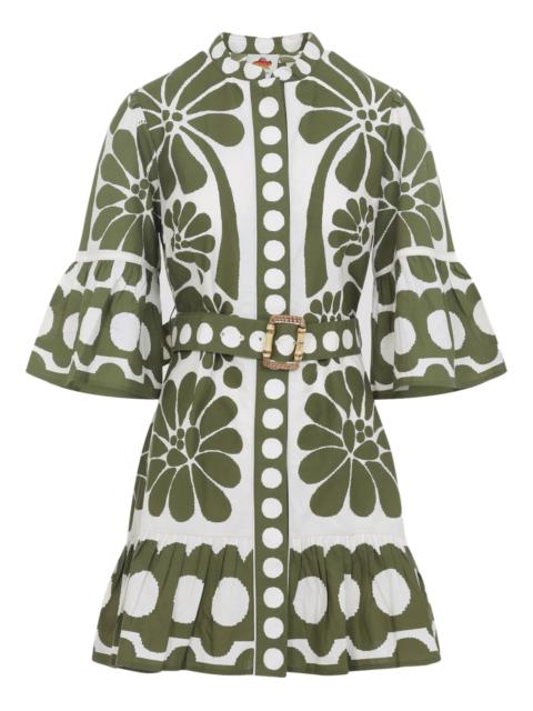 FARM RIO Farm Rio Floral Belted Dress