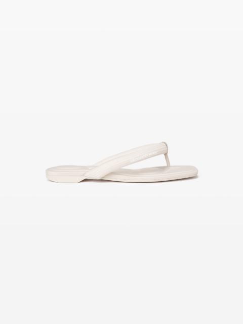 Alexander Wang Jenna Tubular Flat Thong Sandal