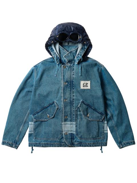 PALACE PALACE C.P. COMPANY DENIM 14 3/4OZ GOGGLE JACKET DENIM