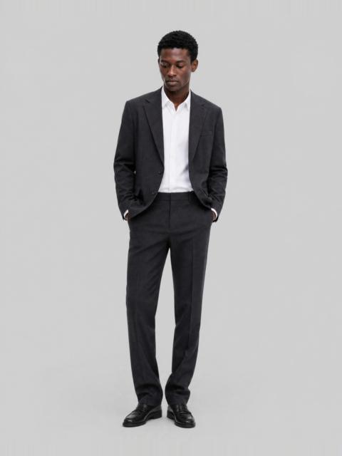 The Kooples STRAIGHT-LEG SUIT PANTS IN ANTHRACITE GRAY WOOL
