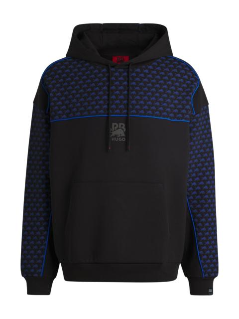 HUGO HUGO X RB HOODIE WITH PIPING DETAILS