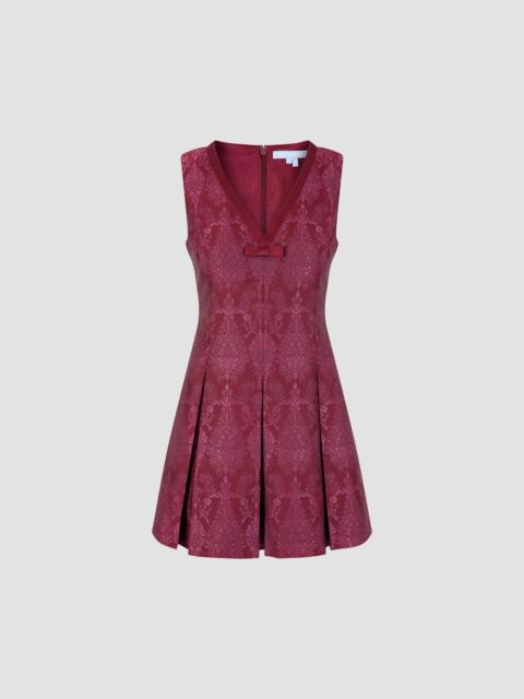 Hill House Home Women's The Jadienne Dress - Plum Damask