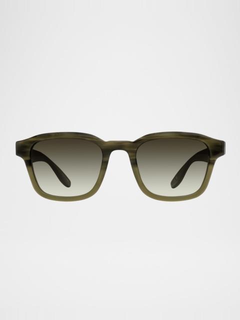 BARTON PERREIRA Men's Winton Acetate Square Sunglasses