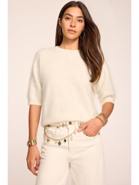 RAMY BROOK Dana Luxury Cashmere Short Sleeve Sweater