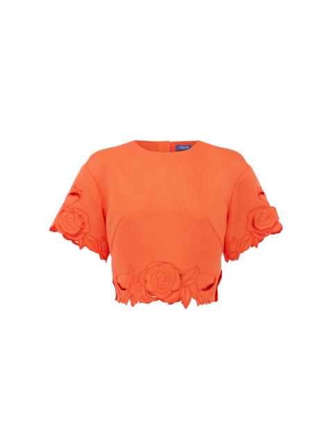 LEO LIN Indie Sleeve Top orange