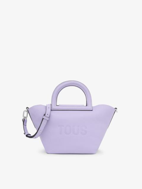 TOUS Medium lilac-colored leather Shoulder bag TOUS Dora