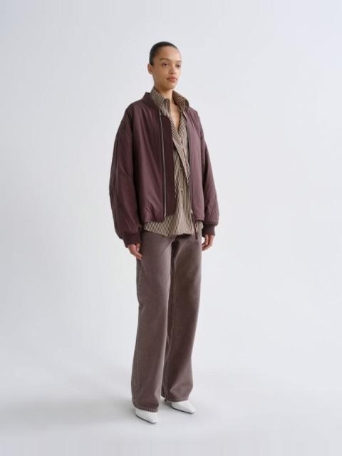 AGOLDE ARC CRISS CROSS JEAN IN MAUVINE