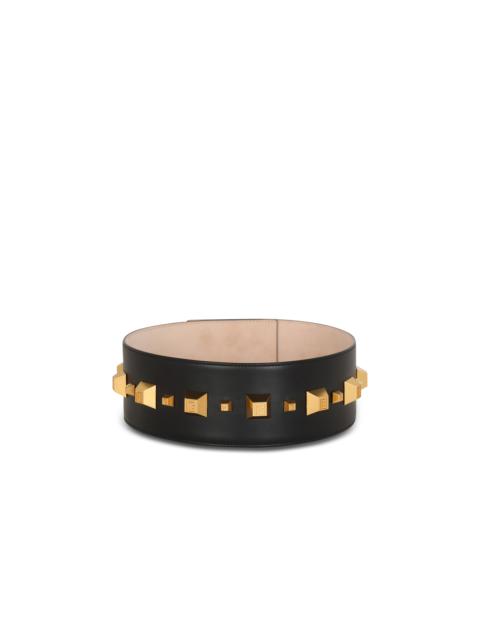 Balmain Coin Belt in leather