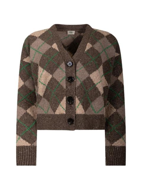 WEEKEND Max Mara argyle-knit button-up cardigan