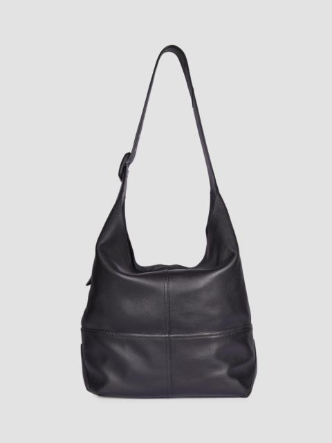 AMI Paris Men's Etienne Leather Crossbody Bag - Black
