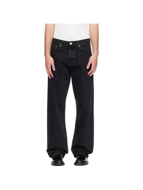 SUNFLOWER Black Loose Jeans