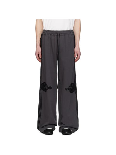 Song for the Mute Gray 'Appliqué' Relaxed Lounge Pants