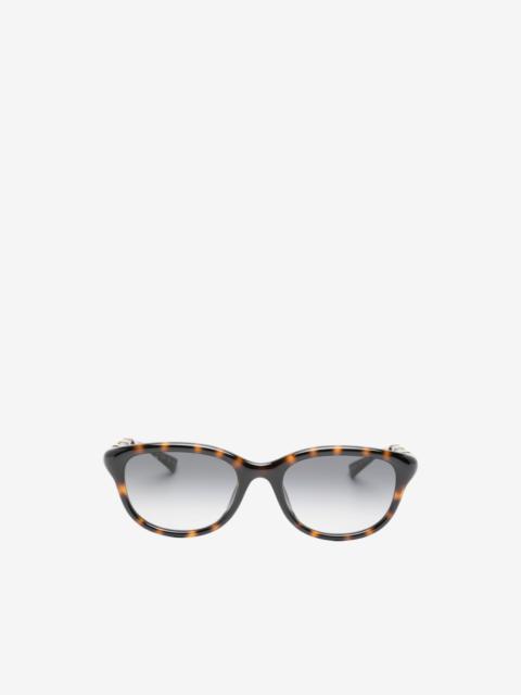 GUCCI Bamboo tortoiseshell-effect sunglasses