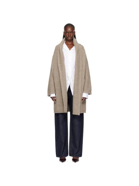 LAUREN MANOOGIAN Taupe Capote Coat