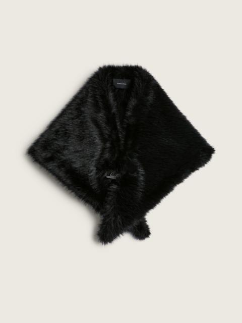 Simone Rocha Large Faux Fur Neckerchief