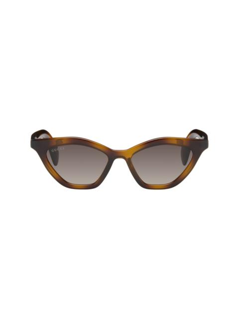 GUCCI Black Cat Eye Sunglasses