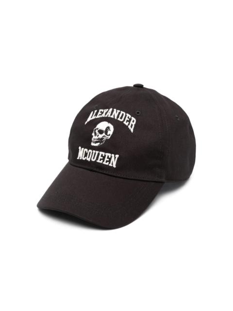 Alexander McQueen embroidered-motif baseball cap