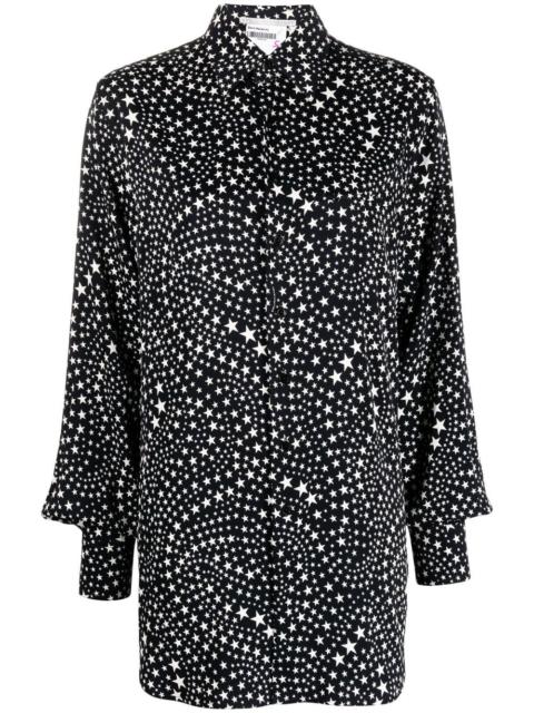 Stella McCartney star-print long-sleeve shirt