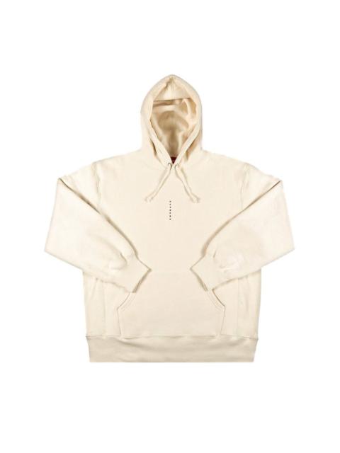 Supreme Supreme Micro 로고 후드 스웨터 'Natural 이름 *