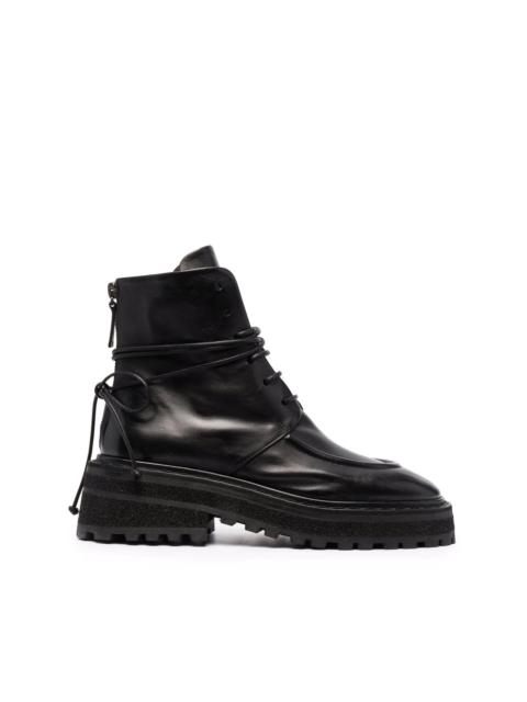 Carro ridged-sole leather boots
