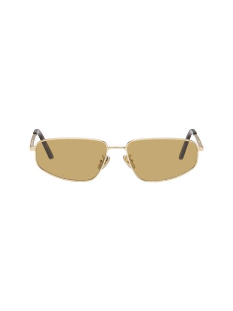 RETROSUPERFUTURE Gold Isedra Senape Sunglasses