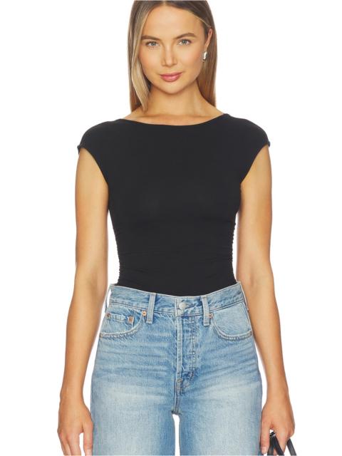 GOOD AMERICAN Super Stretch Open Back Bodysuit
