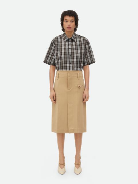 Bottega Veneta Cotton Canvas Skirt