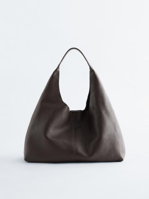 & Other Stories Classic Leather Tote Bag