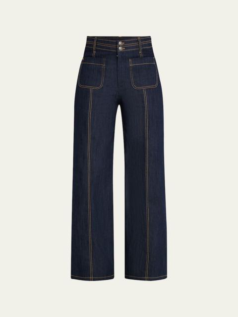 Cinq à Sept Dorothea Wide-Leg Jeans